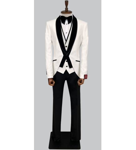 SUIT SARTORIA WHITE TUXEDO 5554