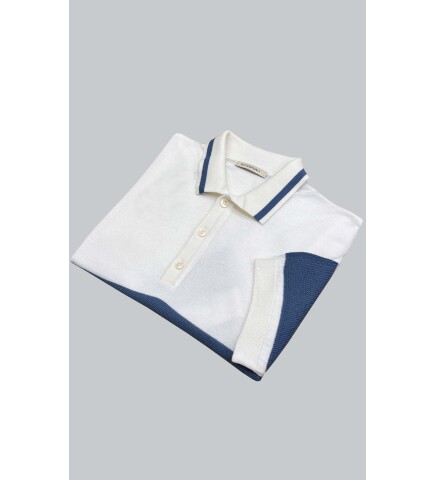 SUIT SARTORIA WHITE SHORT SLEEVE KNITWEAR T-SHIRT 9023