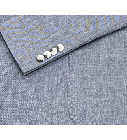 SUIT SARTORIA LINEN DOUBLE BREASTED JACKET 4341