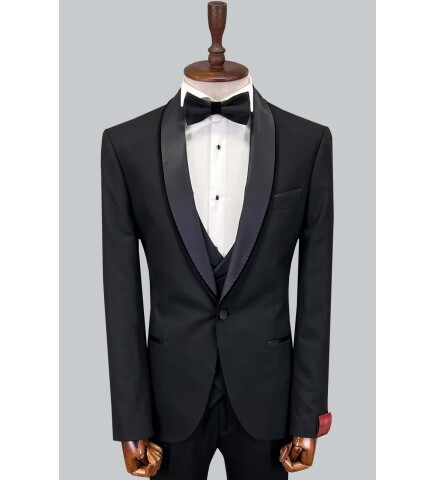 SUIT SARTORIA DAMATLIK SİYAH 5513