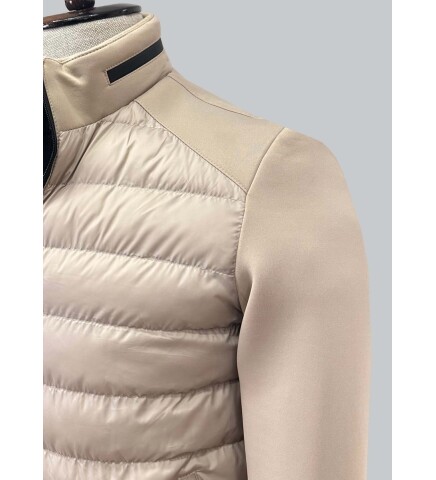 BEIGE COLLAR COAT 8084