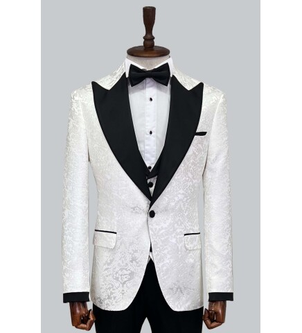 SUIT SARTORIA BEYAZ DAMATLIK 5497