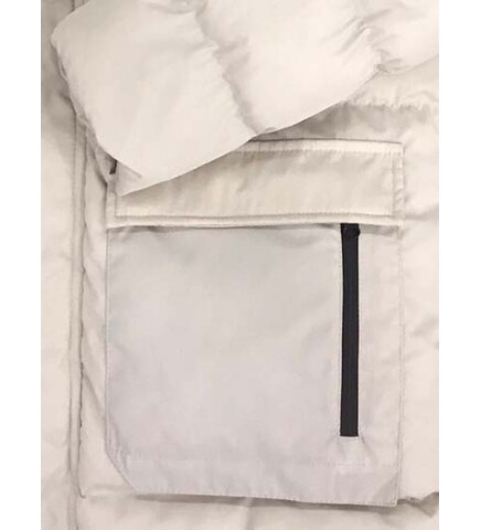 BEIGE HOODED COAT 8092