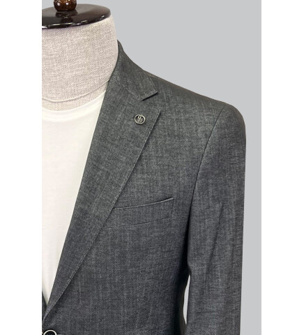 SUIT SARTORIA BLACK JACKET 4284