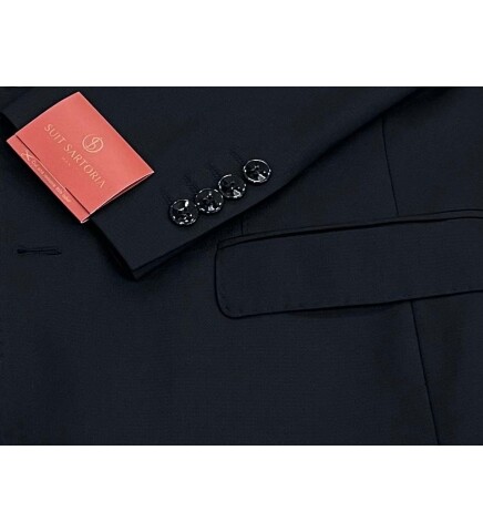 SUIT SARTORIA BLACK WOOL SUIT 2270