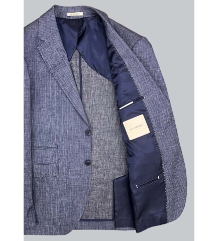 SUIT SARTORIA LINEN BLUE JACKET 4372
