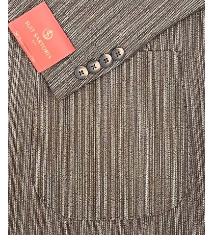 SUIT SARTORIA LINEN BROWN JACKET 4371